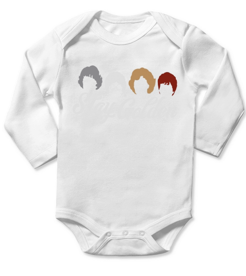 Stay Golden T Shirt Long Sleeve Baby One-Piece