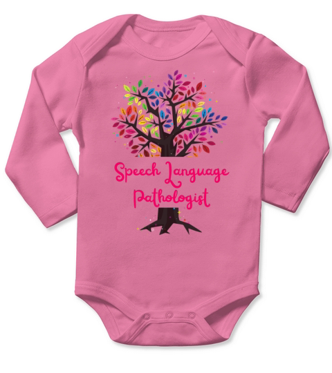 Tree of Love - Speech Language Phatalogist Long Sleeve Baby One-Piece