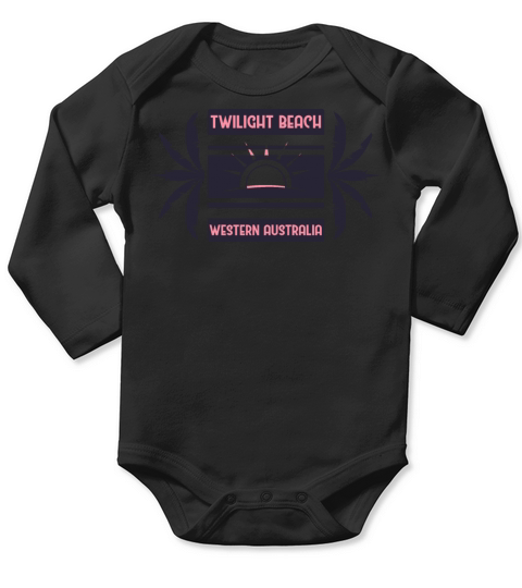 Twilight Beach Long Sleeve Baby One-Piece