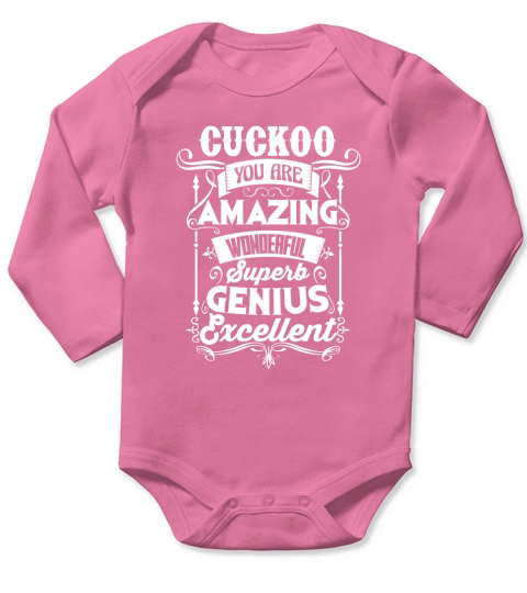 Vintage Tshirt for CUCKOO Long Sleeve Baby One-Piece