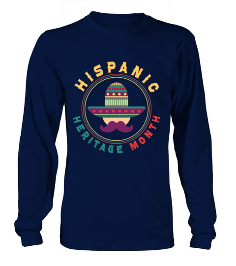 Heritage Month Hispanic Men Woman Flags Long sleeved Unisex