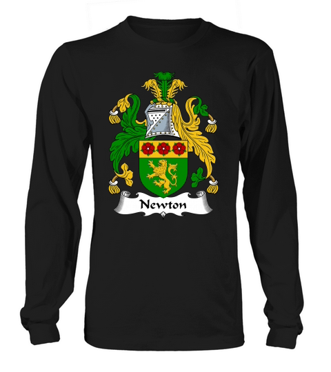 Newton Family Crest Scottish Family Crests Long sleeved Unisex