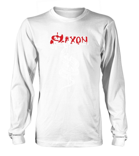 Saxon Band Tshirt Long sleeved Unisex