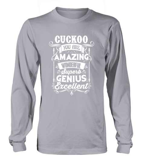 Vintage Tshirt for CUCKOO Long sleeved Unisex