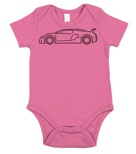 Barcelona car Short Sleeve Baby One-Piece