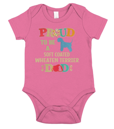 Best Soft Coated Wheaten Terrier Shirt for a Wheaten Dad Short Sleeve Baby One-Piece