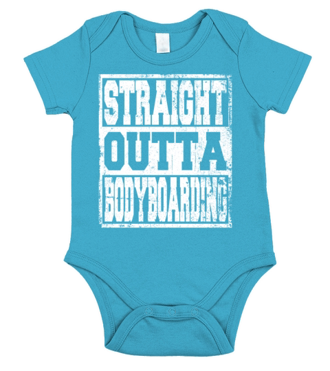 Bodyboarding Saying Funny Short Sleeve Baby One-Piece