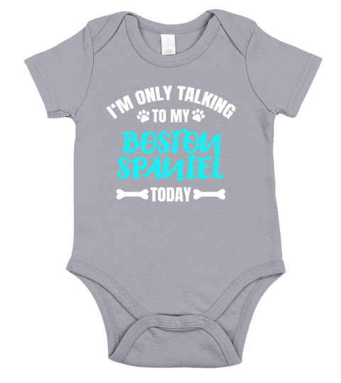 Boston Spaniel Owner Short Sleeve Baby One-Piece