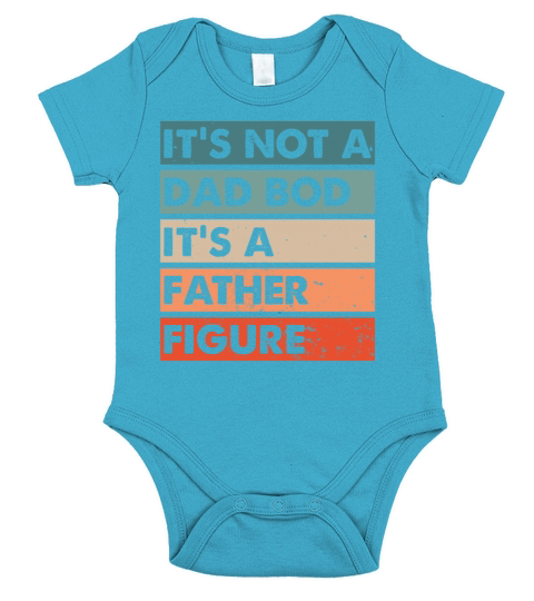 Dad Bod father figure Short Sleeve Baby One-Piece