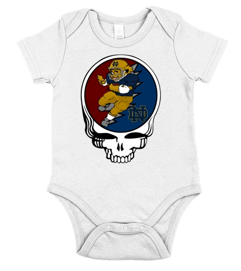 GratefulDead Tshirt Notre Dame Fighting Irish Short Sleeve Baby One-Piece