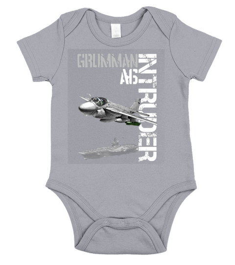 Grumman A6 Intruder Short Sleeve Baby One-Piece