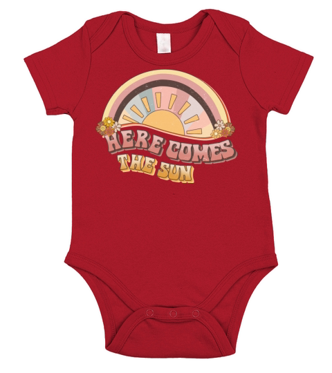 Here comes the sun sublimation Short Sleeve Baby One-Piece