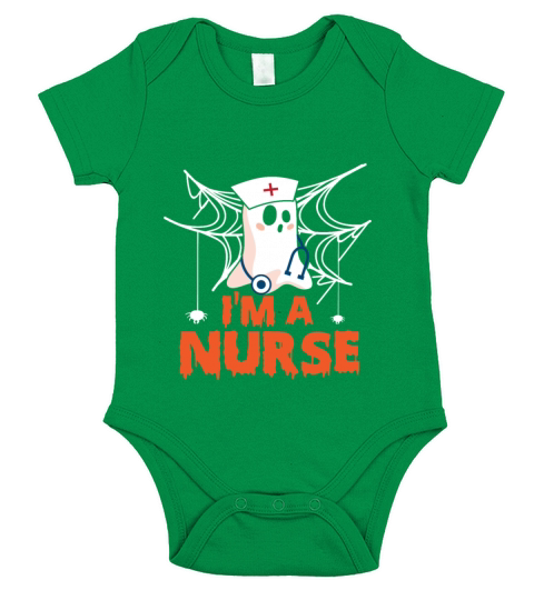 I am a nurse ghost Short Sleeve Baby One-Piece
