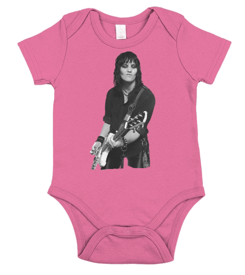 Joan Jett Short Sleeve Baby One-Piece