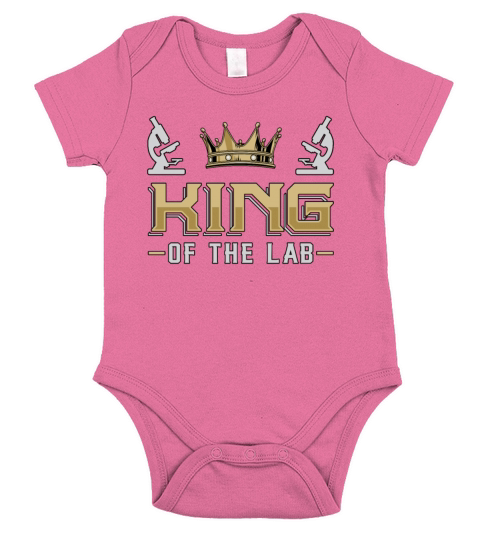 King Of The Lab Laboratory Technician Lab Tech Short Sleeve Baby One-Piece