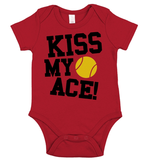 Kiss My Ace TShirts  Mens Premium TShirt Short Sleeve Baby One-Piece