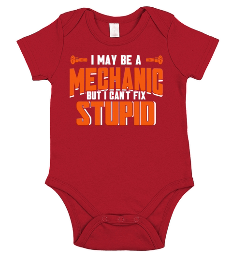 Mechanic Quote Garage Gift for Mechanic Short Sleeve Baby One-Piece