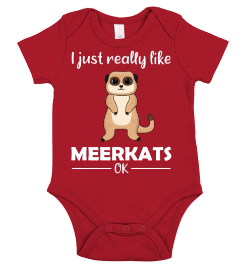Meerkat Lovers Funny Quote Gift Short Sleeve Baby One-Piece