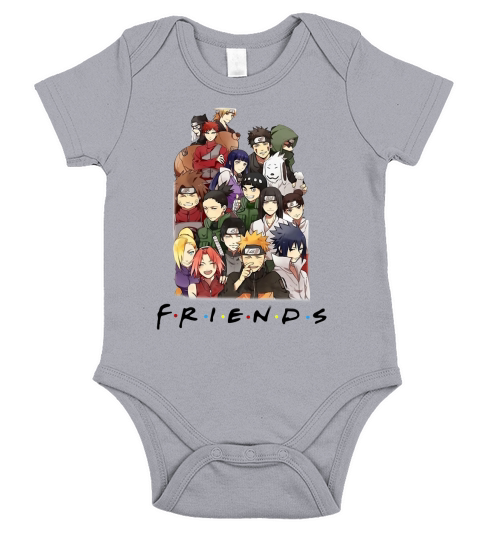 Naruto characters Friends Short Sleeve Baby One-Piece