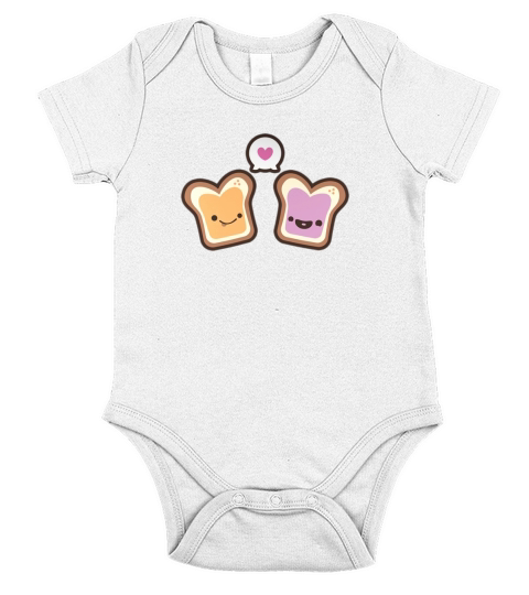 PB&J Love - Mug Short Sleeve Baby One-Piece