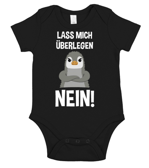 Penguin Funny Quote Sarcasm Cool Gift Short Sleeve Baby One-Piece