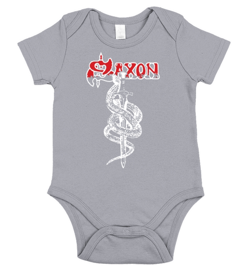 Saxon Band Tshirt Short Sleeve Baby One-Piece