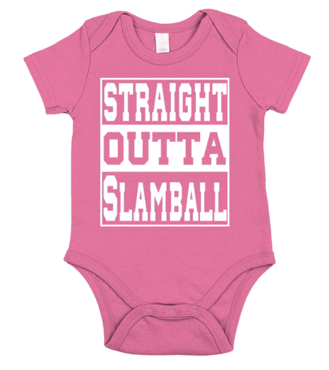 Slamball Saying funny Short Sleeve Baby One-Piece