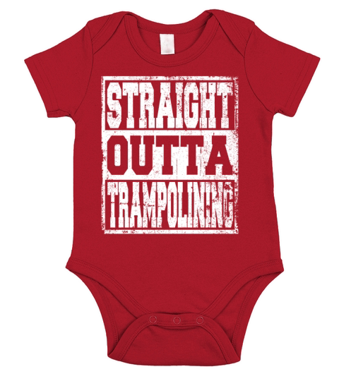 Trampolining Saying funny Short Sleeve Baby One-Piece