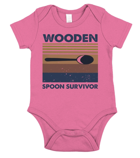 Wooden spoon survivor vintage shirt Short Sleeve Baby One-Piece