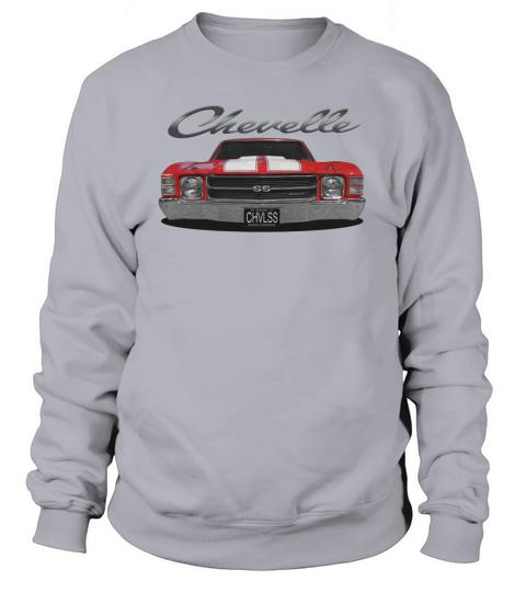 1971 Chevelle Front Red Sweatshirt Unisex