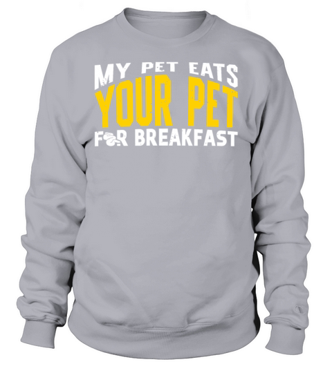 Banana Ball Python My Pet Eats Your Pet For Sweatshirt Unisex