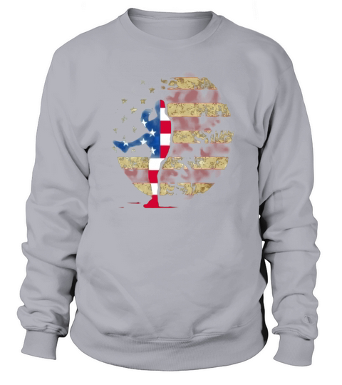 Baseball America Flag TShirt Sweatshirt Unisex