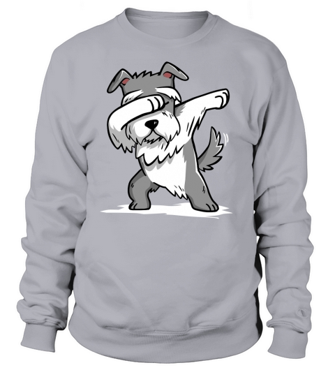 Chemise Drôle Schnauzer Dab Sweatshirt Unisex