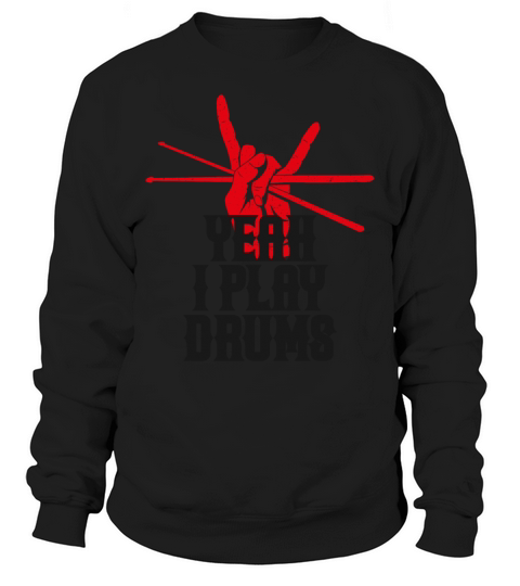 Drummer Vintage Drum Stick Rock Sweatshirt Unisex
