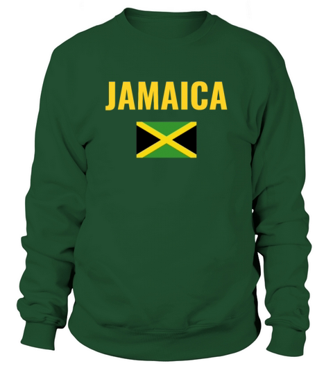 Jamaican Flag Jamaica Gift Souvenir Vintage Travel Sweatshirt Unisex