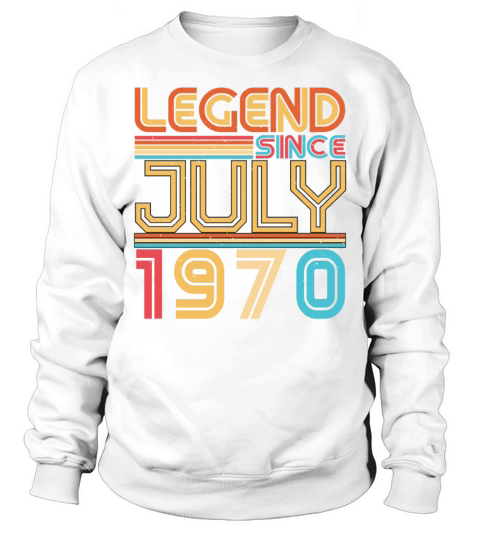 July 1970 Vintage Sweatshirt Unisex