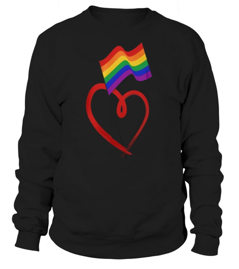 LOVE WINS HEART - LGBT GAY LESBIAN RAINBOW PRIDE - Mens Muscle T-Shirt Sweatshirt Unisex