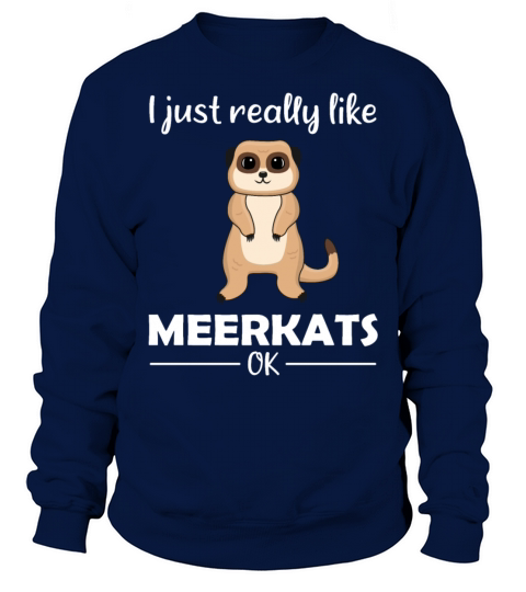 Meerkat Lovers Funny Quote Gift Sweatshirt Unisex