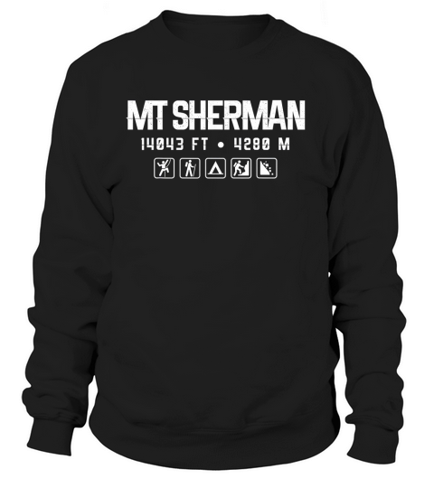 Mt. Sherman Colorado Mountain 14er Shirt Sweatshirt Unisex