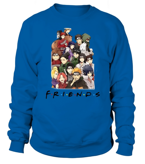 Naruto characters Friends Sweatshirt Unisex