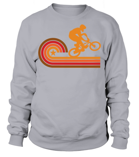 Retro Style Bmx Bike Rider Vintage Sweatshirt Unisex