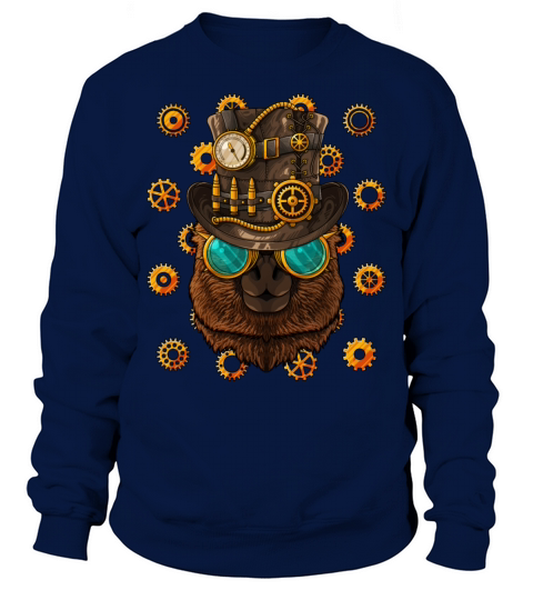 Steampunk Alpaca Medieval Victorian Steam Powered Sweatshirt Unisex