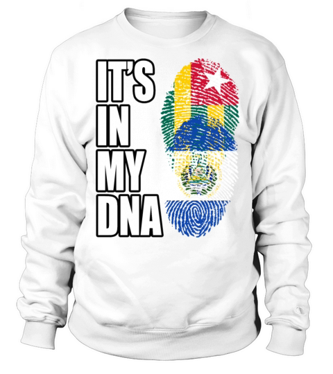 Togolese And Salvadoran Mix Heritage DNA Flag Sweatshirt Unisex