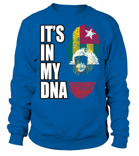 Togolese And Slovenian Mix Heritage DNA Flag Sweatshirt Unisex