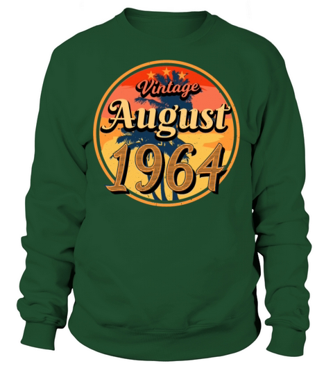 Vintage 1964 August Sweatshirt Unisex