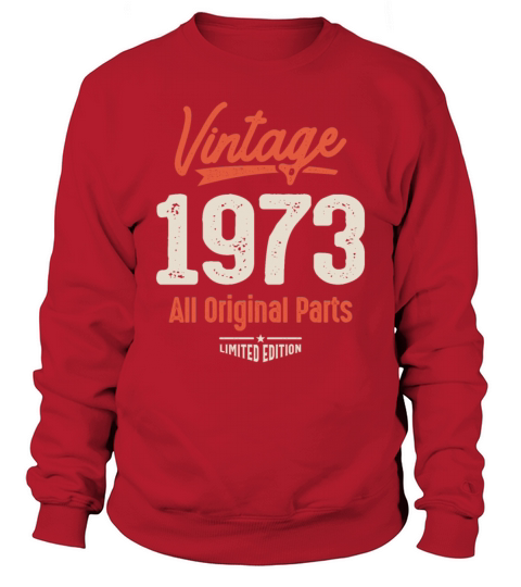 Vintage Born in 1973 - 49th Birthday Sweatshirt Unisex