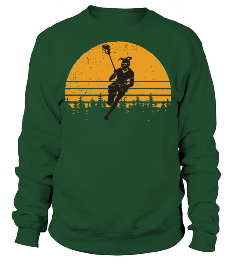 Vintage Retro Lacrosse Sweatshirt Unisex