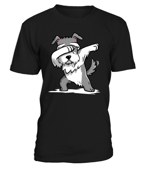 Chemise Drôle Schnauzer Dab T-Shirt Unisex