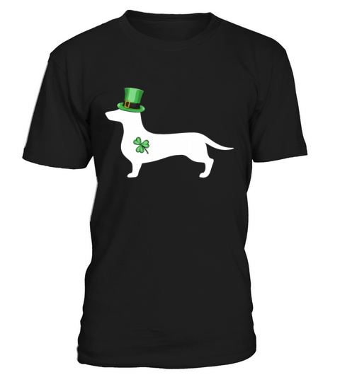 St Patricks Day Dachshund Dog Lover Funny T-Shirt Unisex