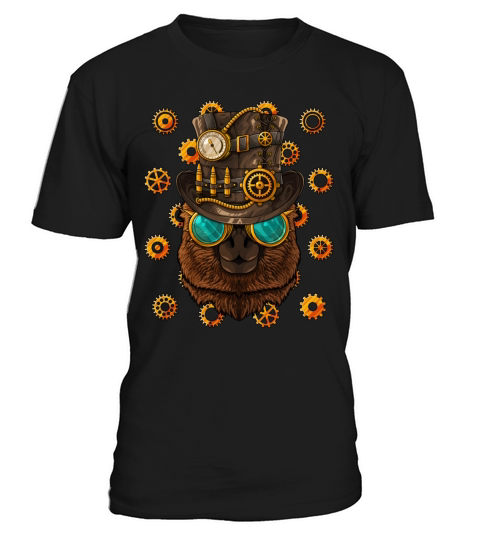 Steampunk Alpaca Medieval Victorian Steam Powered T-Shirt Unisex
